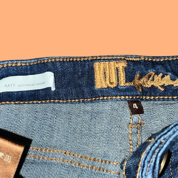 Kut from Kloth Katy Boyfriend Low Rise Shorts Size 4 #125 - Picture 2 of 6